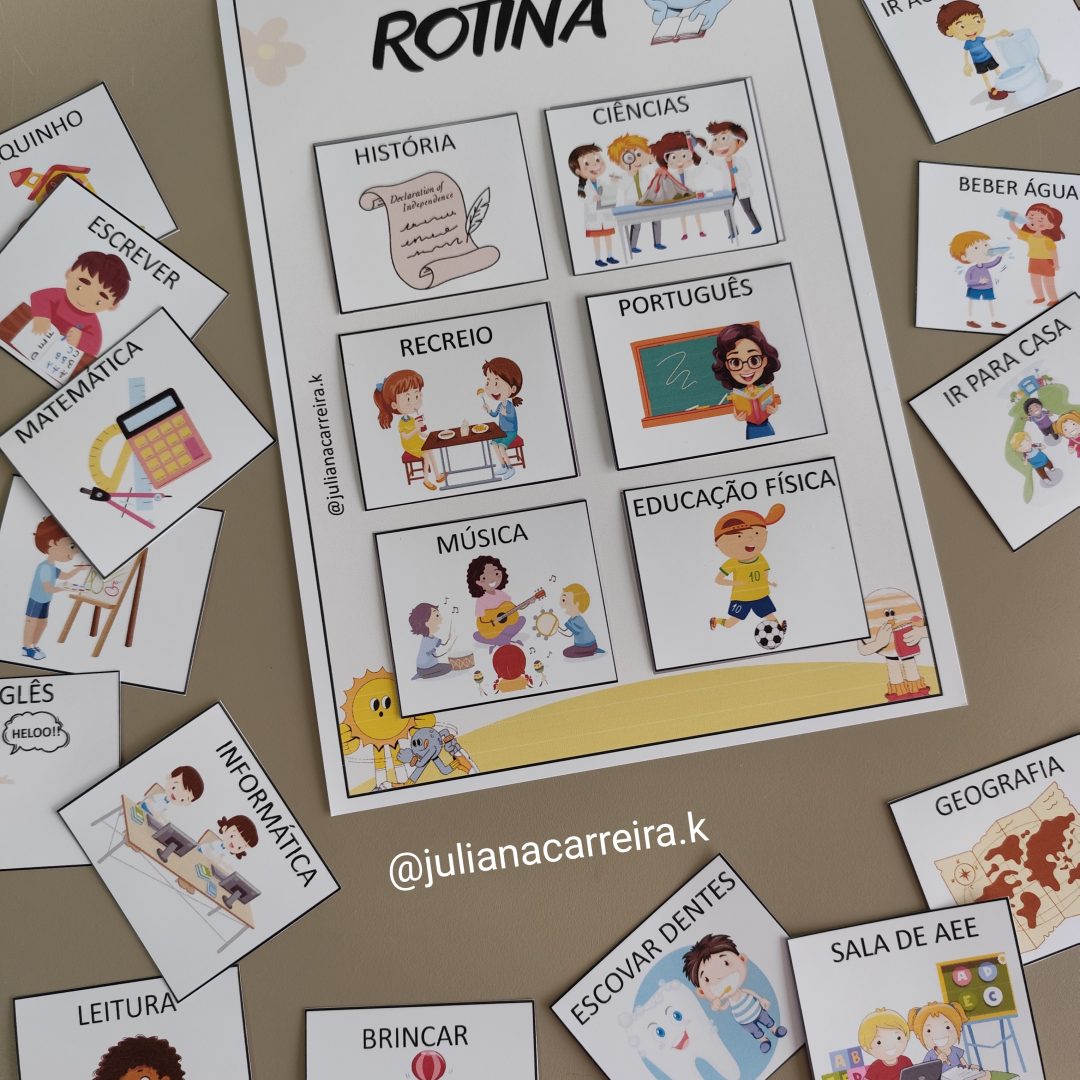 Quadro de Rotina Escolar