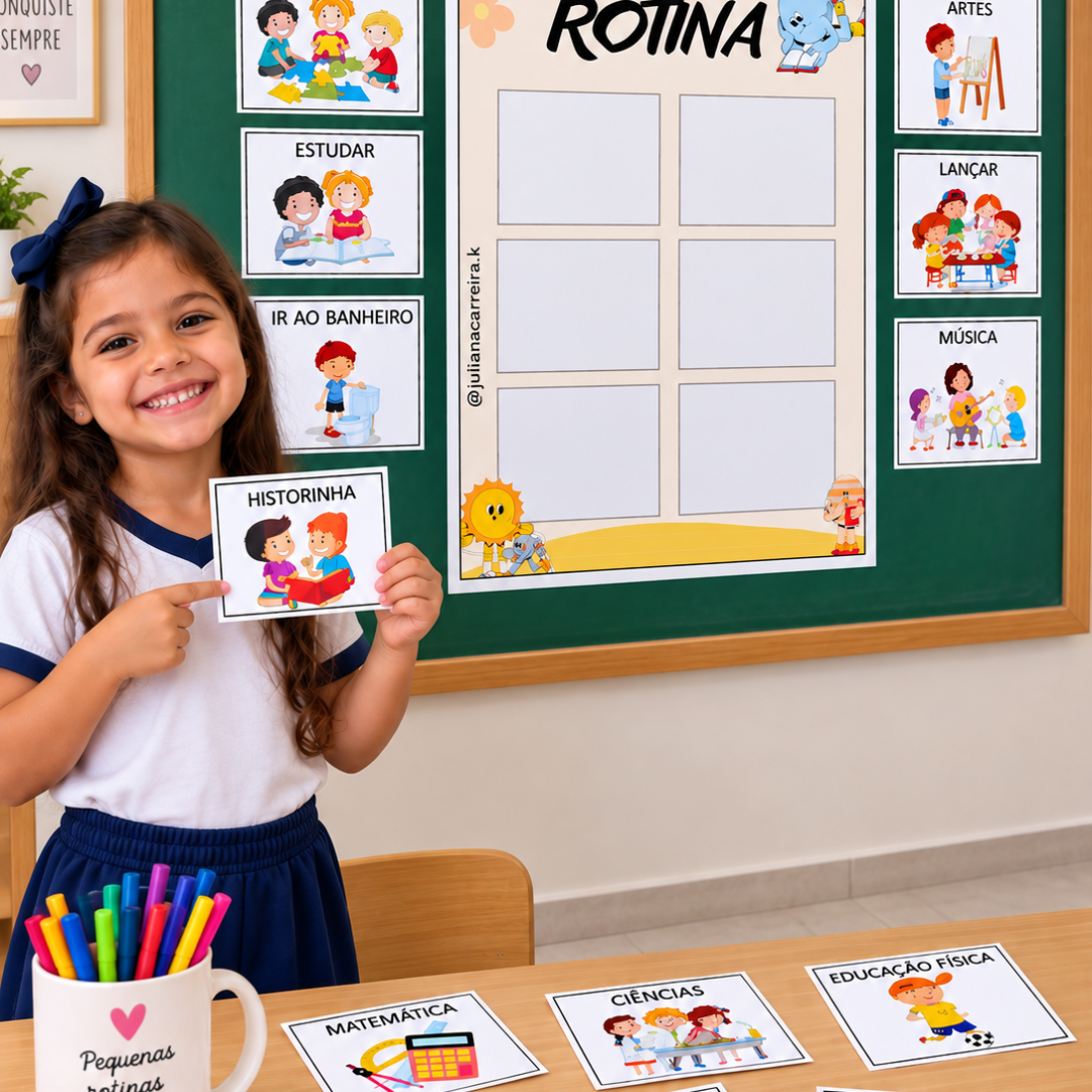 Quadro de Rotina Escolar