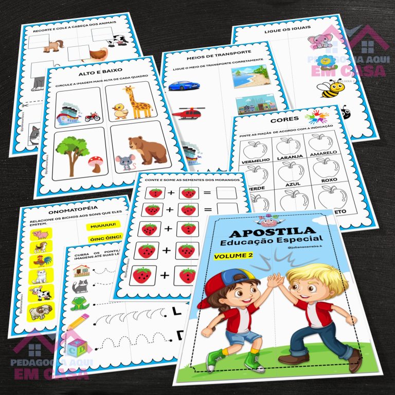 Esp Volume 2 Apostila Educação Especial Vol. 2 – Pedagogia aqui em casa – Juliana ...