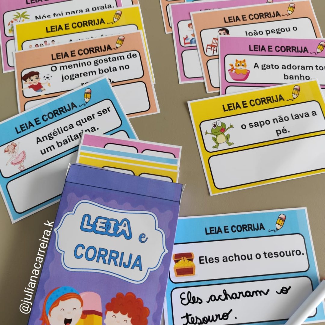 Leia e corrija