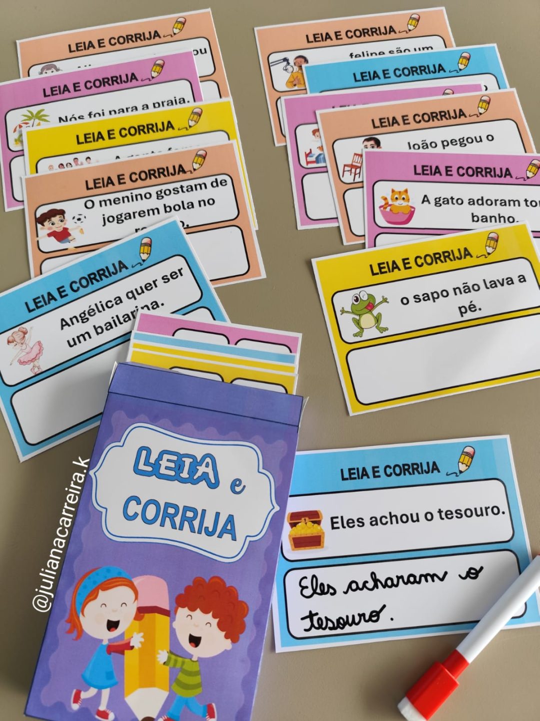 Leia e corrija