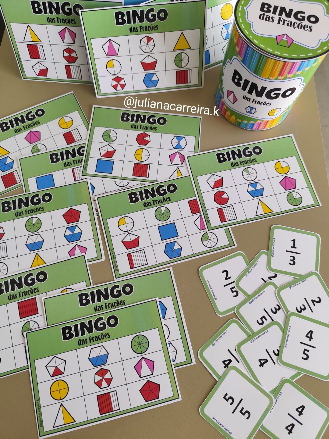 Bingo das Frações