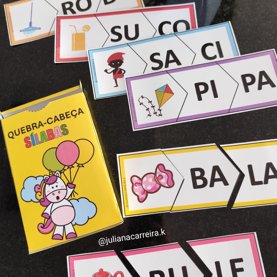Quebra-cabeça sílabas