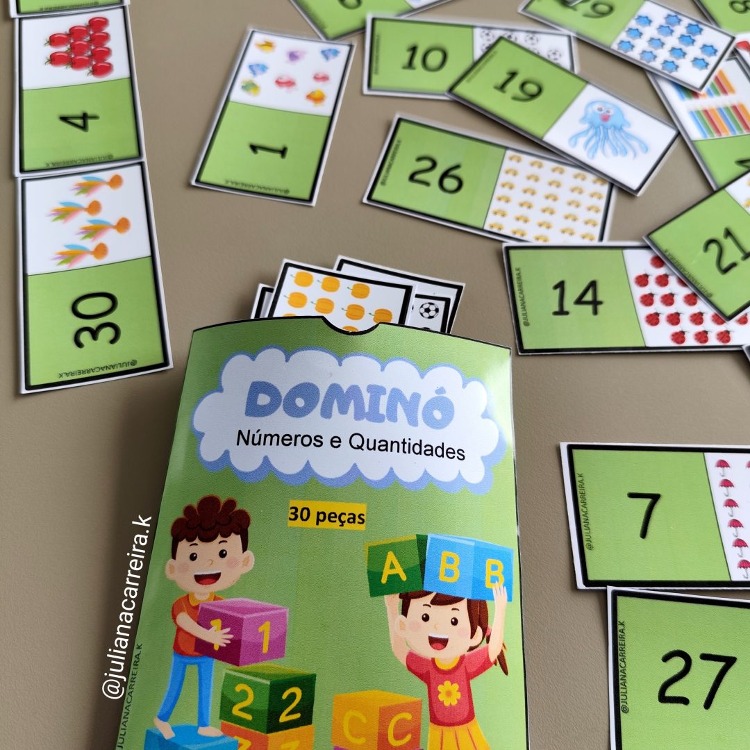 Dominó Números e Quantidades