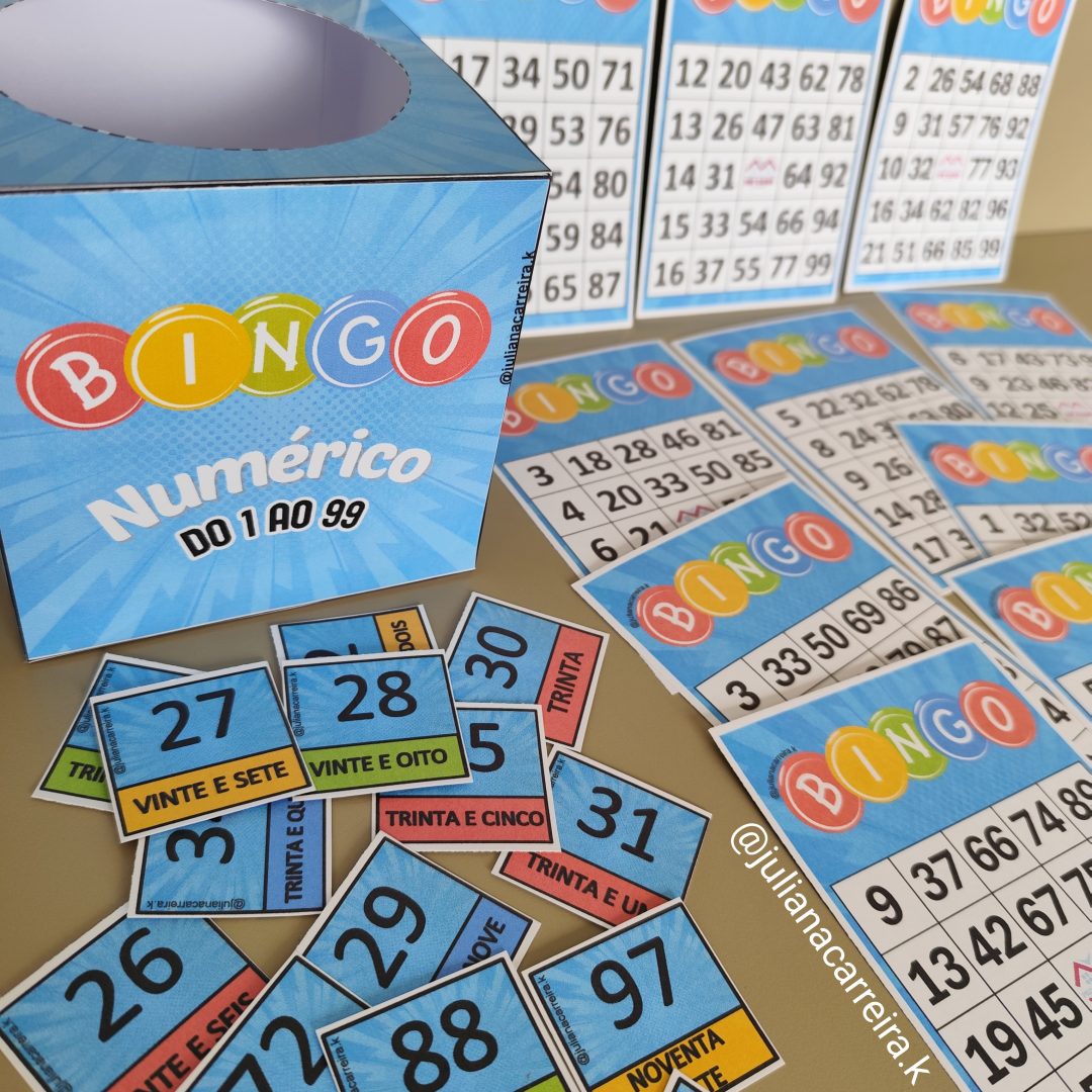 Bingo Numérico do 1 ao 99