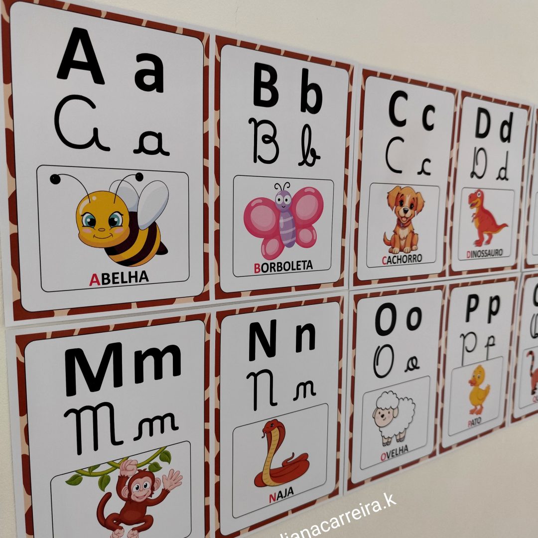 Alfabeto de Parede Safari