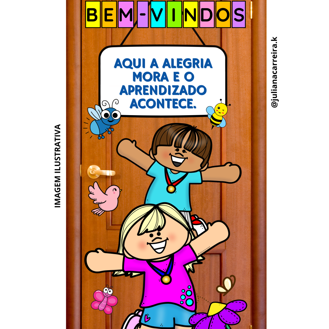 Painel de Porta – Bem-vindos
