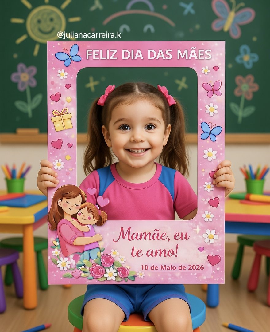 Moldura Dia das Mães para Foto