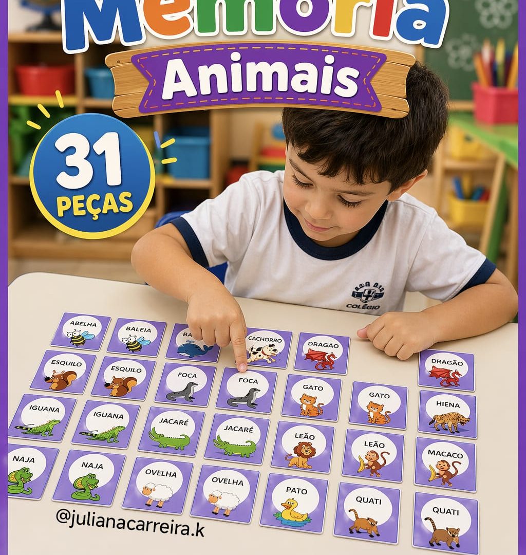 Jogo da Memória – Animais