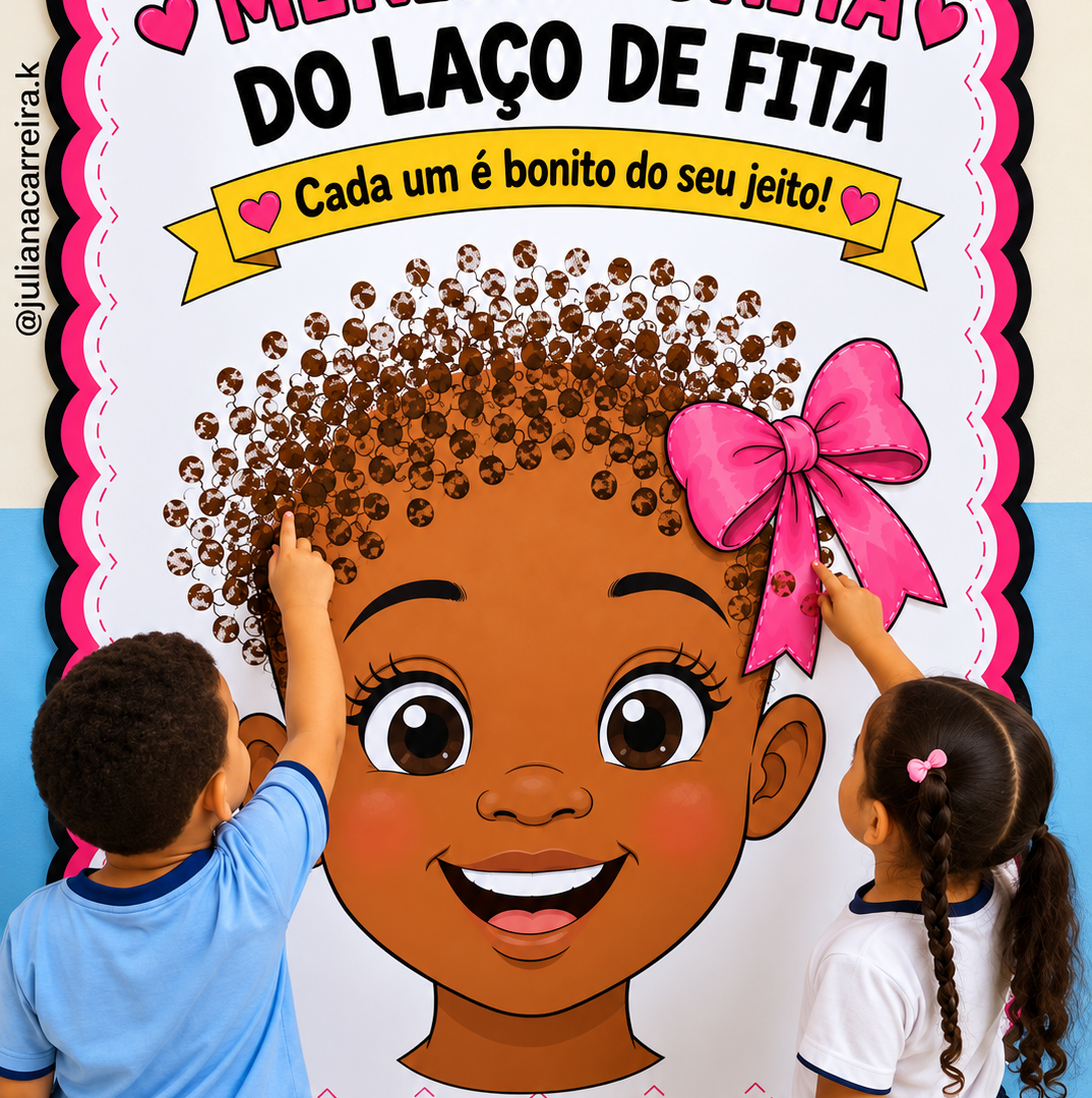 Painel Menina Bonita do Laço de Fita