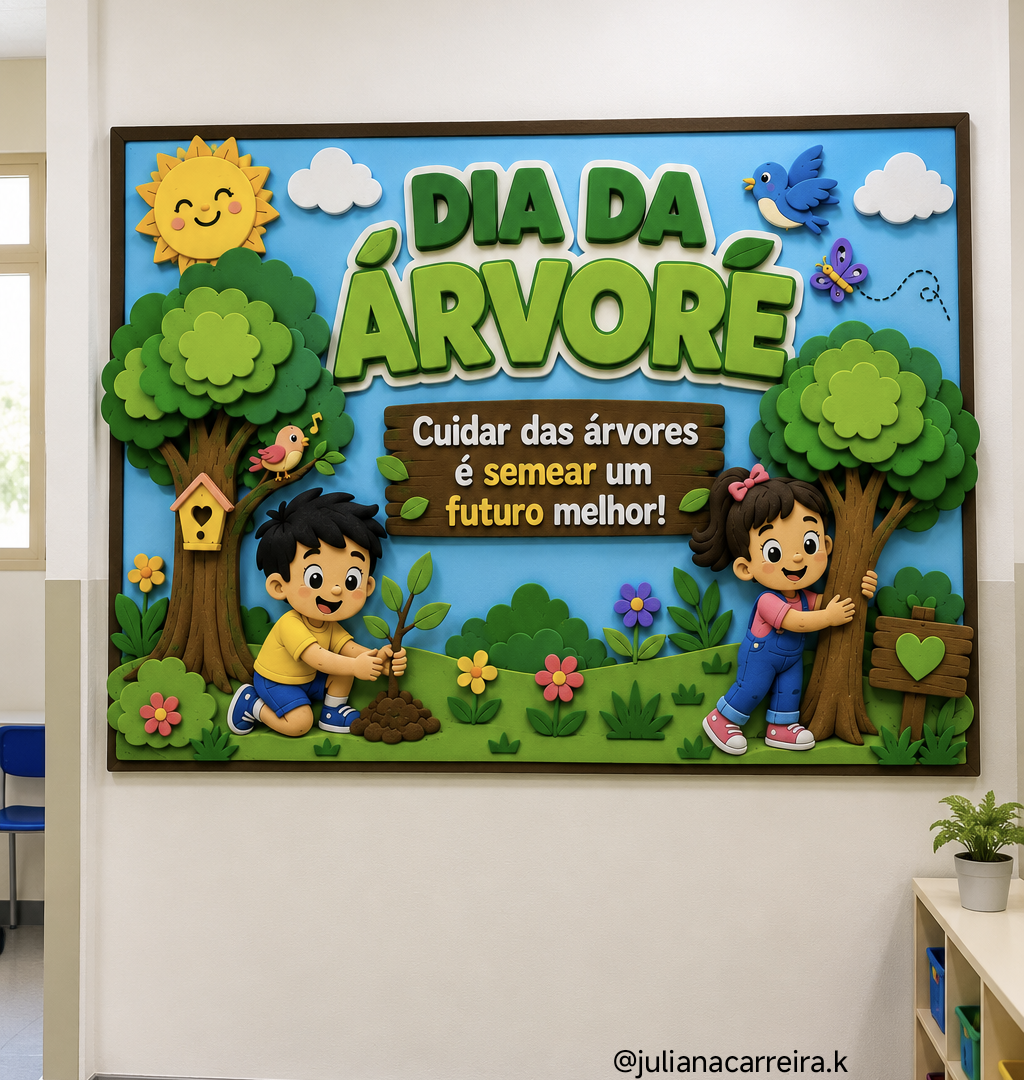 Painel dia da Árvore