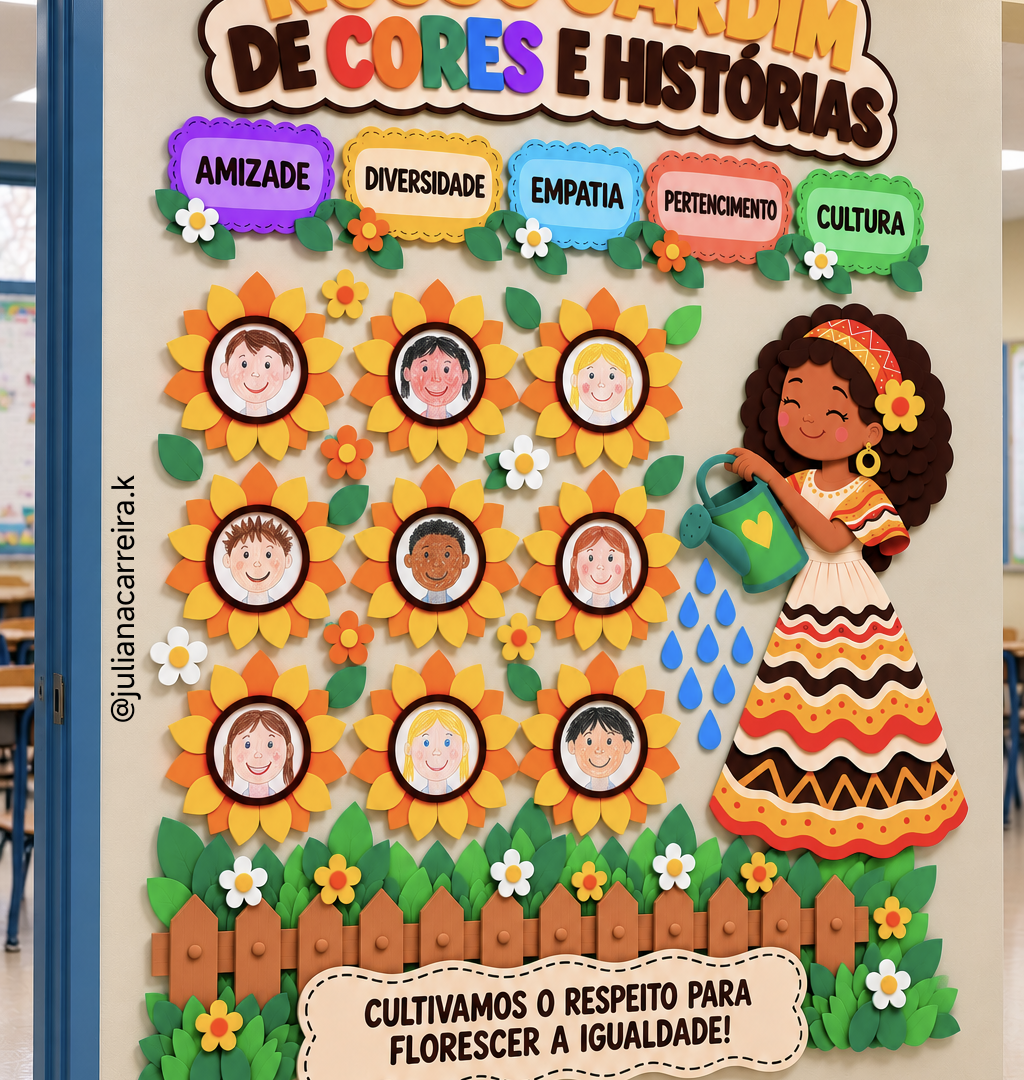Painel Consciência Negra Nosso Jardim